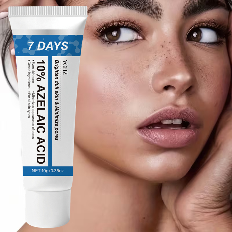Vitamin C Serum - 7デイズ アゼライン酸 スポットフェーディング スムージングクリーム、ナイアシンアミドとビタミンC配合、シミを薄くし、肌のトーンを均一にします。ライトベージュカラーで、肌を明るくします。深く潤いを与え、肌をなめらかにします。持ち運びに便利なチューブデザイン。
