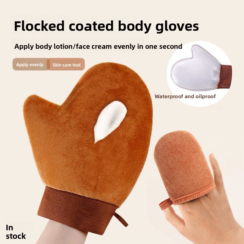 Body Lotion - 2. ボディローション用グローブ、日焼け止め、プレーンクリーム、日焼けオイル、スキンケア用具、起毛加工、防水グローブ、手軽に使えるツール