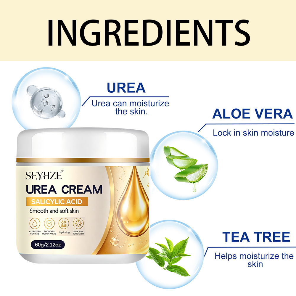SEYHZE 尿素＆サリチル酸配合のフット保湿バーム。長時間 - Urea Foot Cream のレビューと価格