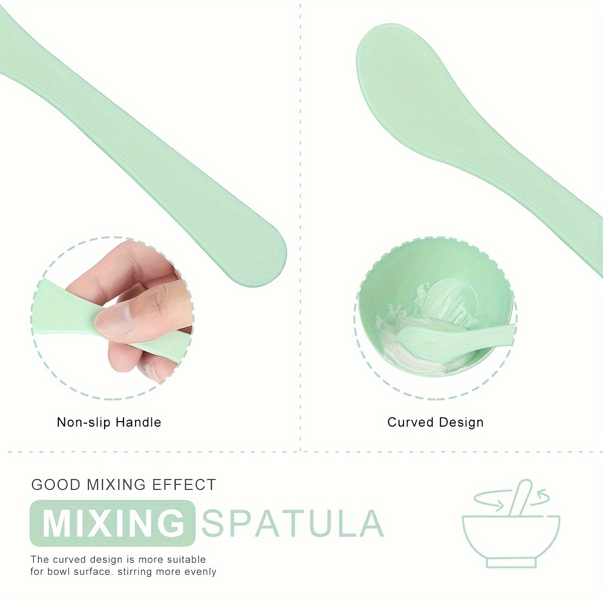 シリコン製フェイスマスクボウル5個セット。フェイスマスクの調 - Face Mask Skincare のレビューと価格