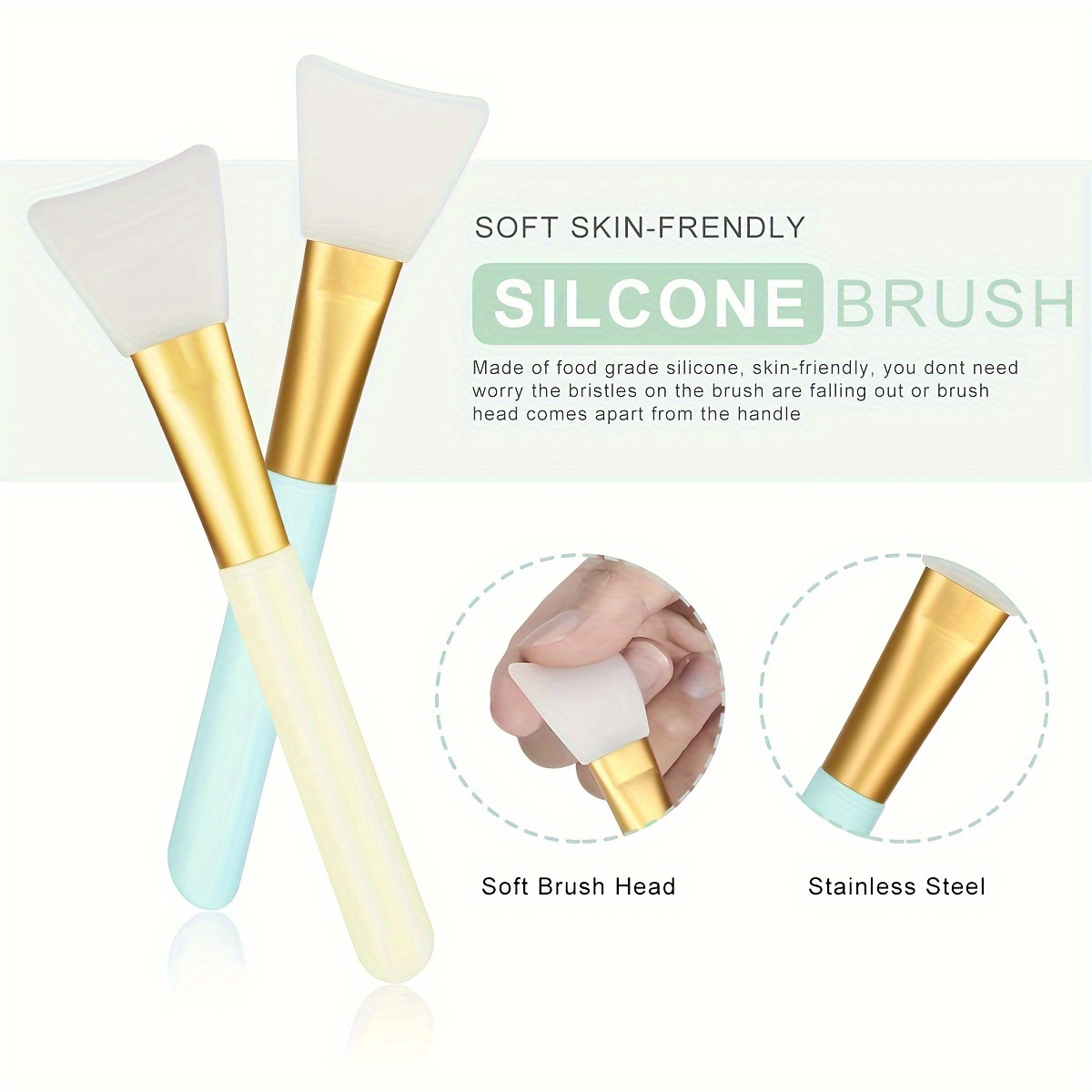 シリコン製フェイスマスクボウル5個セット。フェイスマスクの調 - Face Mask Skincare のレビューと価格