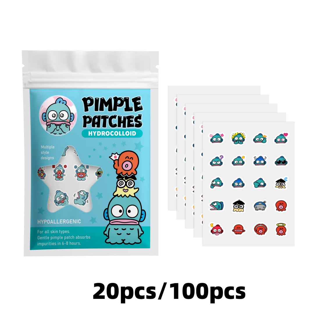 100/20個入りのかわいいカクレクマノミのハイドロコロイド - Face Moisturizer のレビューと価格