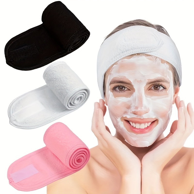 女性用調節可能な幅広ヘッドバンド - ヨガ、スポーツ、スパ、 - Cleanser Face のレビューと価格