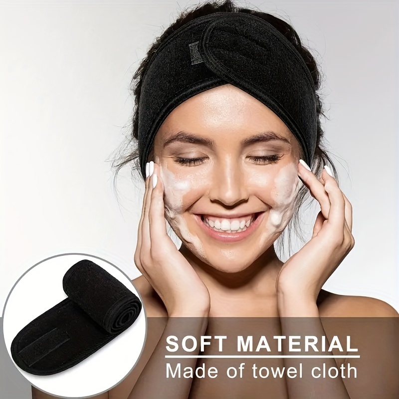 女性用調節可能な幅広ヘッドバンド - ヨガ、スポーツ、スパ、 - Cleanser Face のレビューと価格